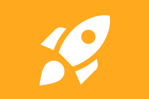 Product update rocket ship icon